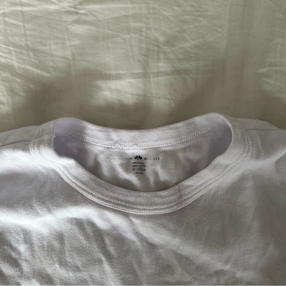 Brandy Melville White Cropped Tank - Picture 2 of 2